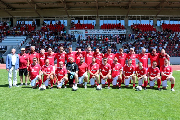 RWE-Traditionsmannschaft gegen DDR-Nationalelf