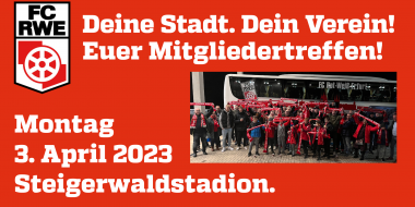 Einladung zum Mitgliedertreffen des RWE