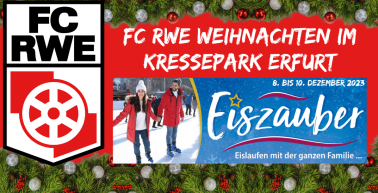 FC RWE Weihnachten im Kressepark Erfurt